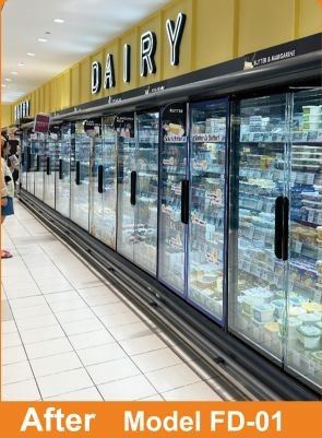 Open Cabinet To Glass Door Retrofit high quality